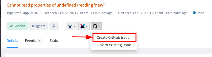 Create GitHub Issue