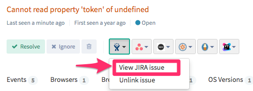 View JIRA Issue